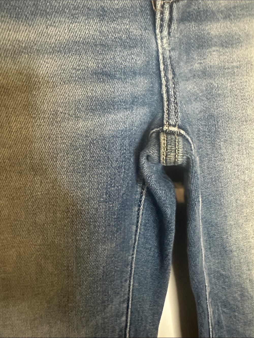 BKE Medium Blue Flared Distressed Jeans - Picture 5 of 6